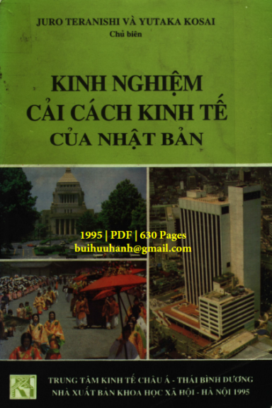 Kinh Nghiệm Cải Cách Kinh Tế Của Nhật Bản (NXB Khoa Học Xã Hội 1995) - Juro Teranishi, 630 Trang