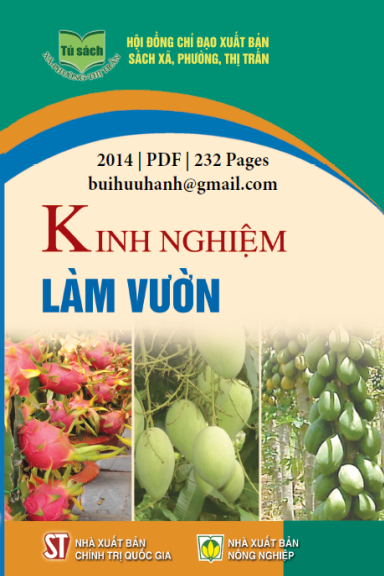 Kinh Nghiệm Làm Vườn (NXB Chính Trị 2014) - Ngô Thế Dân, 232 Trang