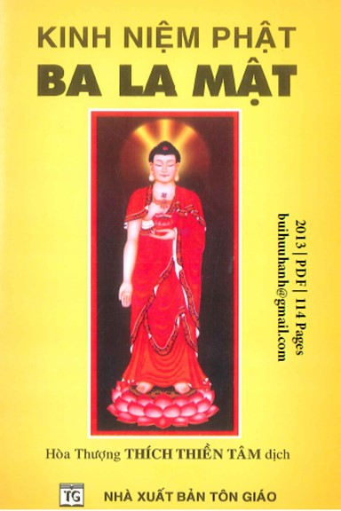 Kinh Niệm Phật Ba La Mật (NXB Tôn Giáo 2013) - Thích Thiền Tâm, 114 Trang