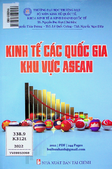 Kinh Tế Các Quốc Gia Khu Vực Asean (NXB Tài Chính 2022) - Nguyễn Duy Đạt, 244 Trang