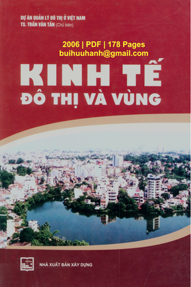Kinh Tế Đô Thị Và Vùng (NXB Xây Dựng 2006) - Trần Văn Tấn, 178 Trang