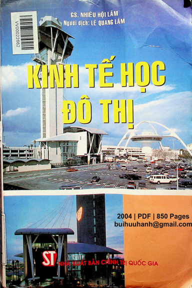 Kinh Tế Học Đô Thị (NXB Chính Trị 2004) - Nhiêu Hội Lâm, 850 Trang