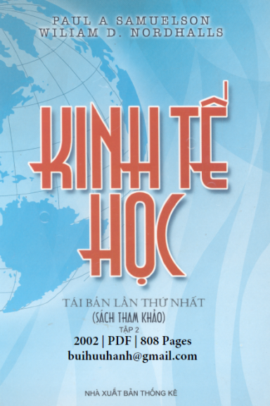 Kinh Tế Học Tập 2 (NXB Thống Kê 2002) - Paul A. Samuelson, 808 Trang