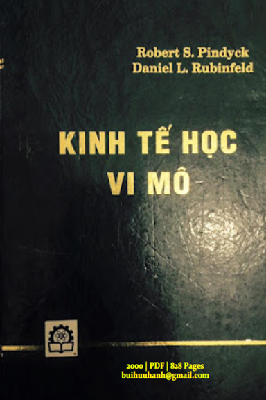 Kinh Tế Học Vi Mô (NXB Khoa Học Kỹ Thuật 2000) - Roberts S. Pindyck, 828 Trang