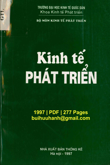 Kinh Tế Phát Triển (NXB Thống Kê 1997) - Vũ Thị Ngọc Phùng, 277 Trang