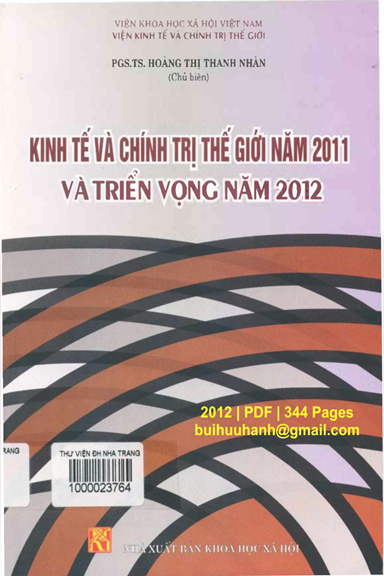 Kinh Tế Và Chính Trị Thế Giới Năm 2011 Và Triển Vọng Năm 2012 - Hoàng Thị Thanh Nhàn, 344 Trang