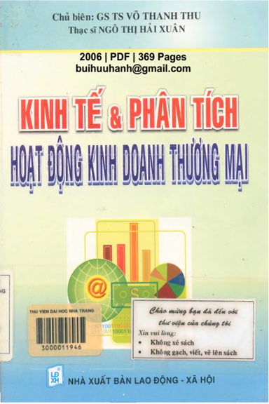 Kinh Tế Và Phân Tích Hoạt Động Kinh Doanh Thương Mại (NXB Lao Động Xã Hội 2006) - Võ Thanh Thu