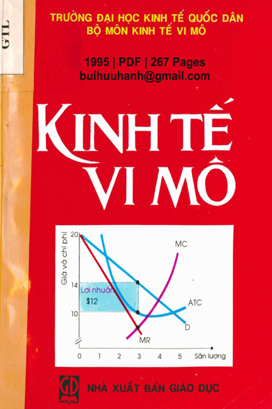 Kinh Tế Vi Mô (NXB Giáo Dục 1995) - Ngô Đình Giao, 267 Trang