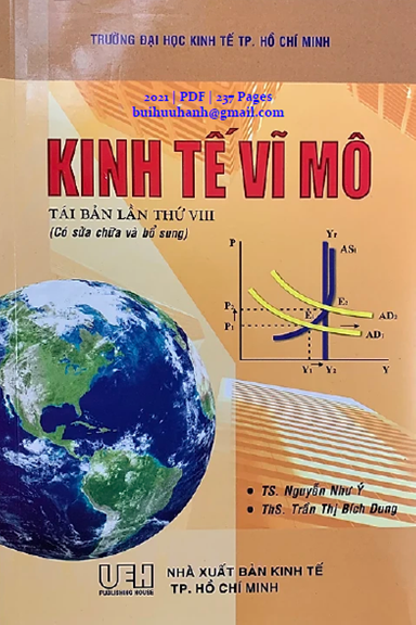 Kinh Tế Vĩ Mô (NXB Kinh Tế 2021) - Nguyễn Như Ý, 237 Trang