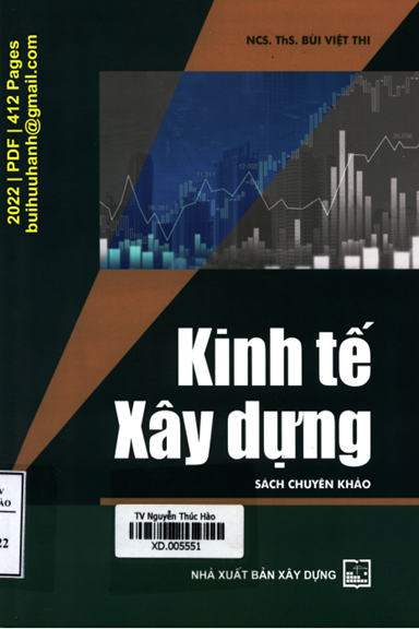 Kinh Tế Xây Dựng (NXB Xây Dựng 2022) - Bùi Việt Thi, 412 Trang