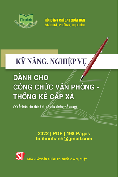 Kỹ Năng, Nghiệp Vụ Dành Cho Công Chức Văn Phòng-Thống Kê Cấp Xã - Nguyễn Thị Thanh Hương, 198 Trang