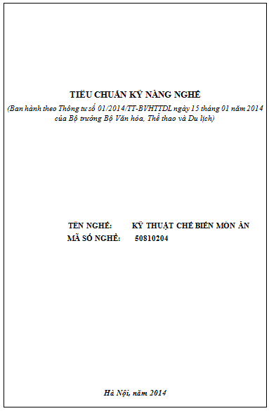 Kỹ Thuật Chế Biến Món Ăn (NXB Hà Nội 2014) - Nguyễn Văn Lưu, 420 Trang