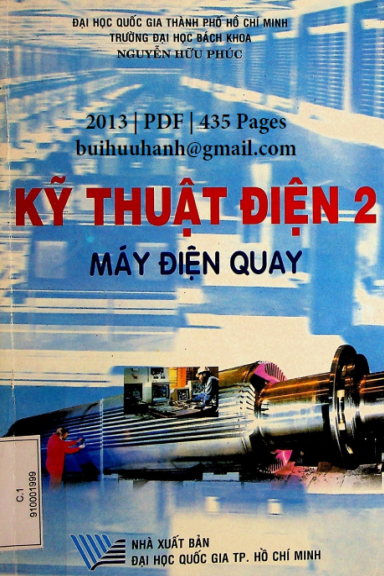 Kỹ Thuật Điện 2-Máy Điện Quay (NXB Đại Học Quốc Gia 2013) - Nguyễn Hữu Phúc, 435 Trang