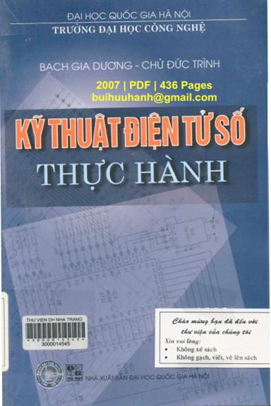 Kỹ Thuật Điện Tử Số Thực Hành (NXB Đại Học Quốc Gia 2007) - Bạch Gia Dương, 436 Trang