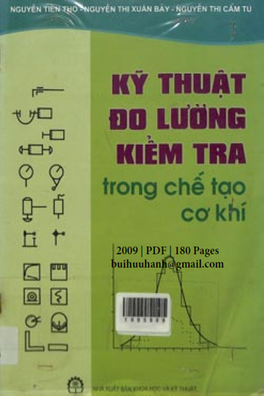 Kỹ Thuật Đo Lường Kiểm Tra Trong Chế Tạo Cơ Khí (NXB Khoa Học Kỹ Thuật 2009) - Nguyễn Tiến Thọ