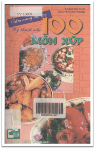 Kỹ Thuật Nấu 100 Món Súp (NXB Tổng Hợp 2002) - Triệu Thị Chơi, 178 Trang