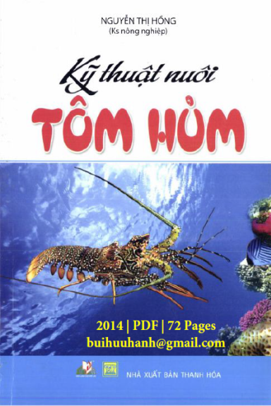 Kỹ Thuật Nuôi Tôm Hùm (NXB Thanh Hóa 2014) - Nguyễn Thị Hồng, 72 Trang