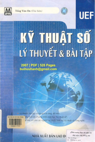 Kỹ Thuật Số Lý Thuyết Và Bài Tập (NXB Lao Động Xã Hội 2007) - Tống Văn On, 528 Trang