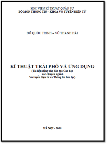 Kỹ Thuật Trải Phổ Và Ứng Dụng (NXB Hà Nội 2006) - Đỗ Quốc Trinh, 153 Trang