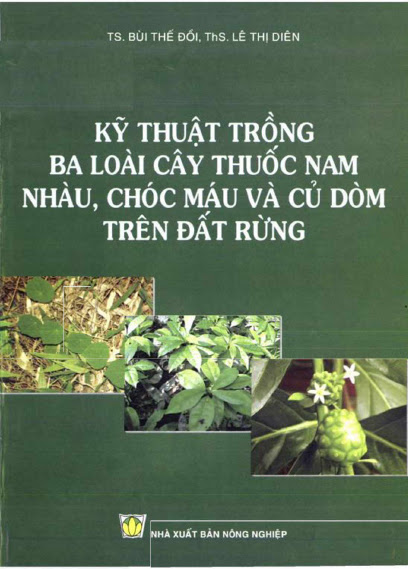Kỹ Thuật Trồng Ba Loài Cây Thuốc Nam Nhàu, Chóc Máu Và Củ Dòm Trên Đất Rừng - Bùi Thế Đối, 73 Trang
