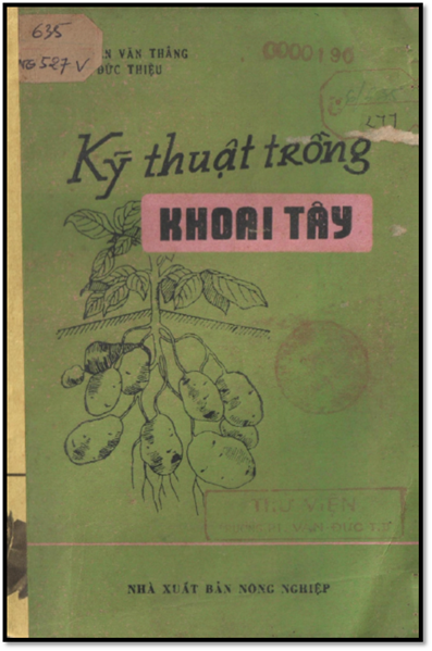 Kỹ Thuật Trồng Khoai Tây (NXB Nông Nghiệp 1978) - Nguyễn Văn Thắng, 122 Trang