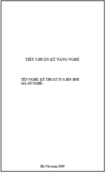 Kỹ Thuật Tua Bin Hơi (NXB Hà Nội 2009) - Nguyễn Khắc Sơn, 112 Trang