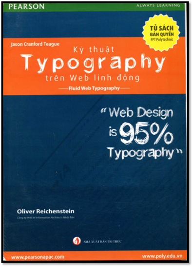 Kỹ Thuật Typography Trên Web Linh Động (NXB Tri Thức 2013) - Jason Cranford Teague, 256 Trang