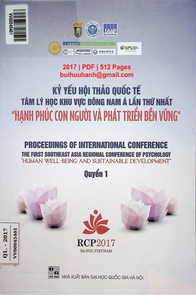 Kỷ Yếu Hội Thảo Khoa Học Quốc Tế Tâm Lý Học Khu Vực Đông Nam Á Lần Thứ Nhất Quyển 1 - Nhiều Tác Giả