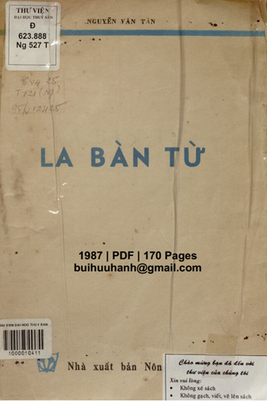 La Bàn Từ (NXB Nông Nghiệp 1987) - Nguyễn Văn Tân, 170 Trang