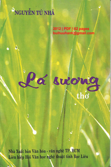 Lá Sương (NXB Văn Hóa Văn Nghệ 2012) - Nguyễn Tú Nhã, 62 Trang