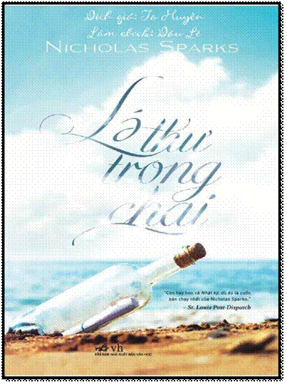 Lá Thư Trong Chai (NXB Văn Học 2013) - Nicholas Sparks, 368 Trang
