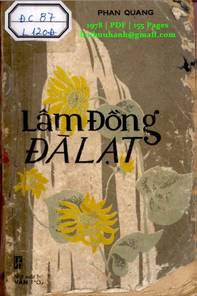 Lâm Đồng Đà Lạt (NXB Văn Hóa 1978) - Phan Quang, 155 Trang