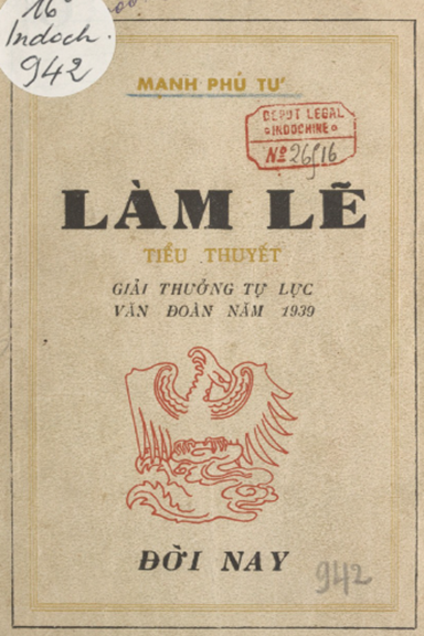 Làm Lẽ (NXB Đời Nay 1940) - Mạnh Phú Tư, 152 Trang
