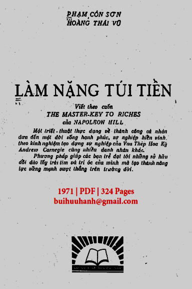 Làm Nặng Túi Tiền (NXB Đại Nam 1971) - Phạm Côn Sơn, 324 Trang