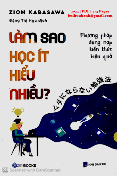 Làm Sao Học Ít Hiểu Nhiều (NXB Dân Trí 2023) - Zion Kabasawa, 274 Trang