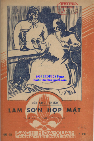 Lam Sơn Họp Mặt (NXB Thẳng Tiến 1939) - Chu Thiện, 28 Trang