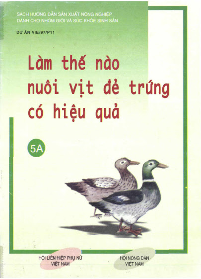 Làm Thế Nào Nuôi Vịt Đẻ Trứng Có Hiệu Quả (NXB Hà Nội 2000) - Nhiều Tác Giả, 29 Trang