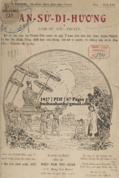 Lan Sử Dị Hương (NXB Nhật Nam 1927) - Hường Thường, 87 Trang