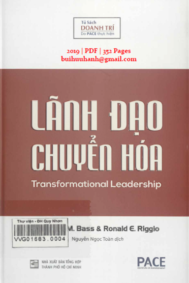 Lãnh Đạo Chuyển Hóa (NXB Tổng Hợp 2019) - Bernard M. Bass, 352 Trang