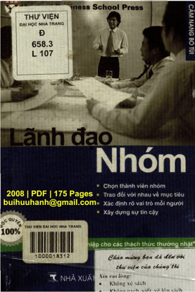 Lãnh Đạo Nhóm (NXB Thông Tấn 2008) - Nhiều Tác Giả, 175 Trang