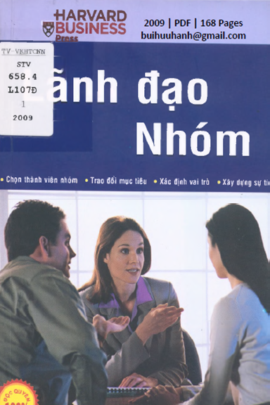 Lãnh Đạo Nhóm (NXB Tri Thức 2009) - Nguyễn Thu Hà, 168 Trang