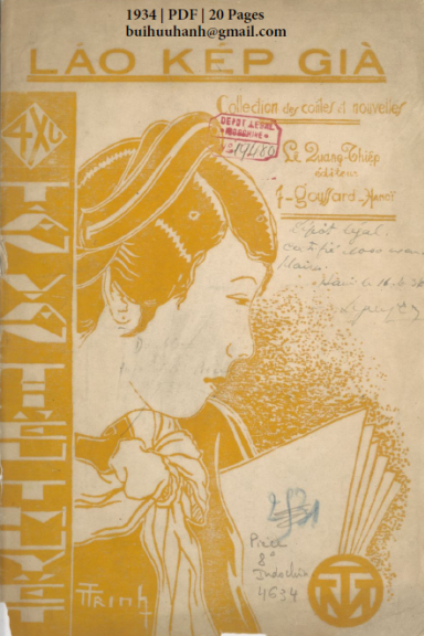 Lão Kép Già (NXB Lê Cường 1934) - Lê Quang Thiệp, 20 Trang