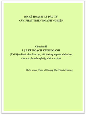 Lập Kế Hoạch Kinh Doanh (NXB Hà Nội 2012) - Hoàng Thị Thanh Hương, 57 Trang