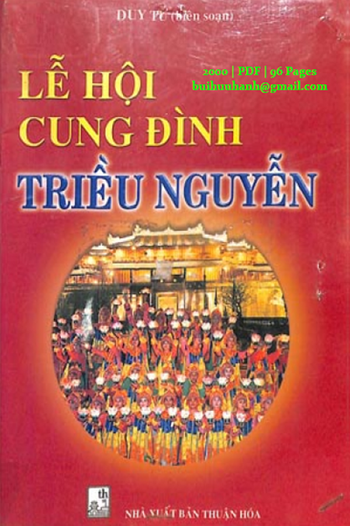 Lễ Hội Cung Trình Triều Nguyễn (NXB Thuận Hóa 2000) - Duy Từ, 96 Trang
