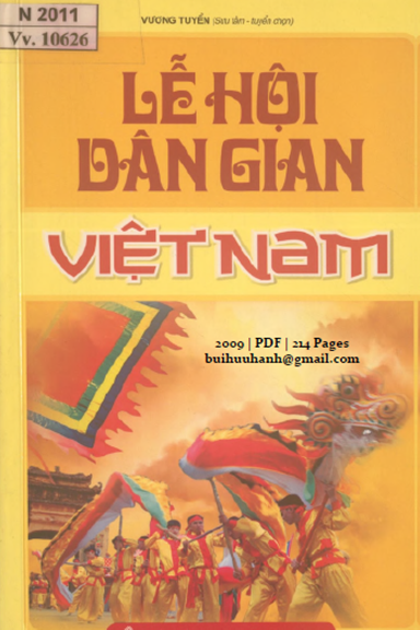 Lễ Hội Dân Gian Việt Nam (NXB Văn Hóa Dân Tộc 2009) - Vương Tuyển, 214 Trang