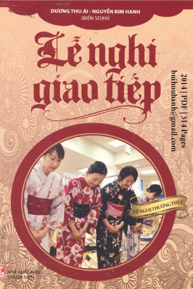 Lễ Nghi Giao Tiếp (NXB Thanh Niên 2014) - Dương Thu Ái, 314 Trang