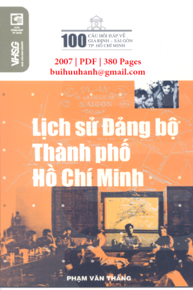 Lịch Sử Đảng Bộ Thành Phố Hồ Chí Minh (NXB Tổng Hợp 2007) - Phạm Văn Thắng, 380 Trang