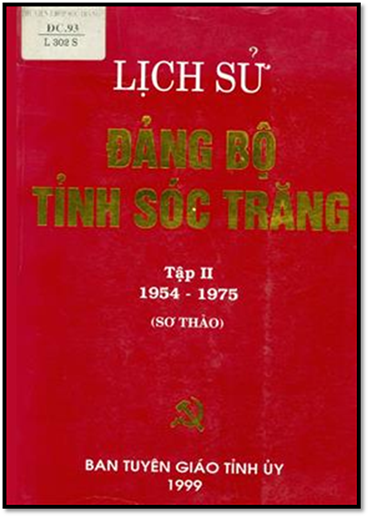 Lịch Sử Đảng Bộ Tỉnh Sóc Trăng Tập II 1954-1975 (NXB Sóc Trăng 1999) - Nhiều Tác Giả, 410 Trang