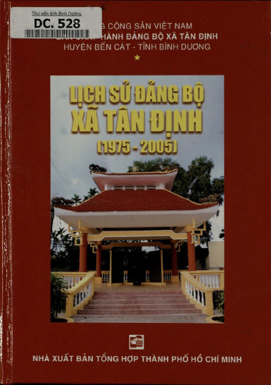 Lịch Sử Đảng Bộ Xã Tân Định 1975-2005 (NXB Tổng Hợp 2011) - Nhiều Tác Giả, 148 Trang