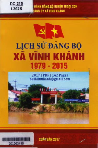 Lịch Sử Đảng Bộ Xã Vĩnh Khánh 1979-2015 (NXB An Giang 2017) - Nguyễn Quốc Khánh, 142 Trang